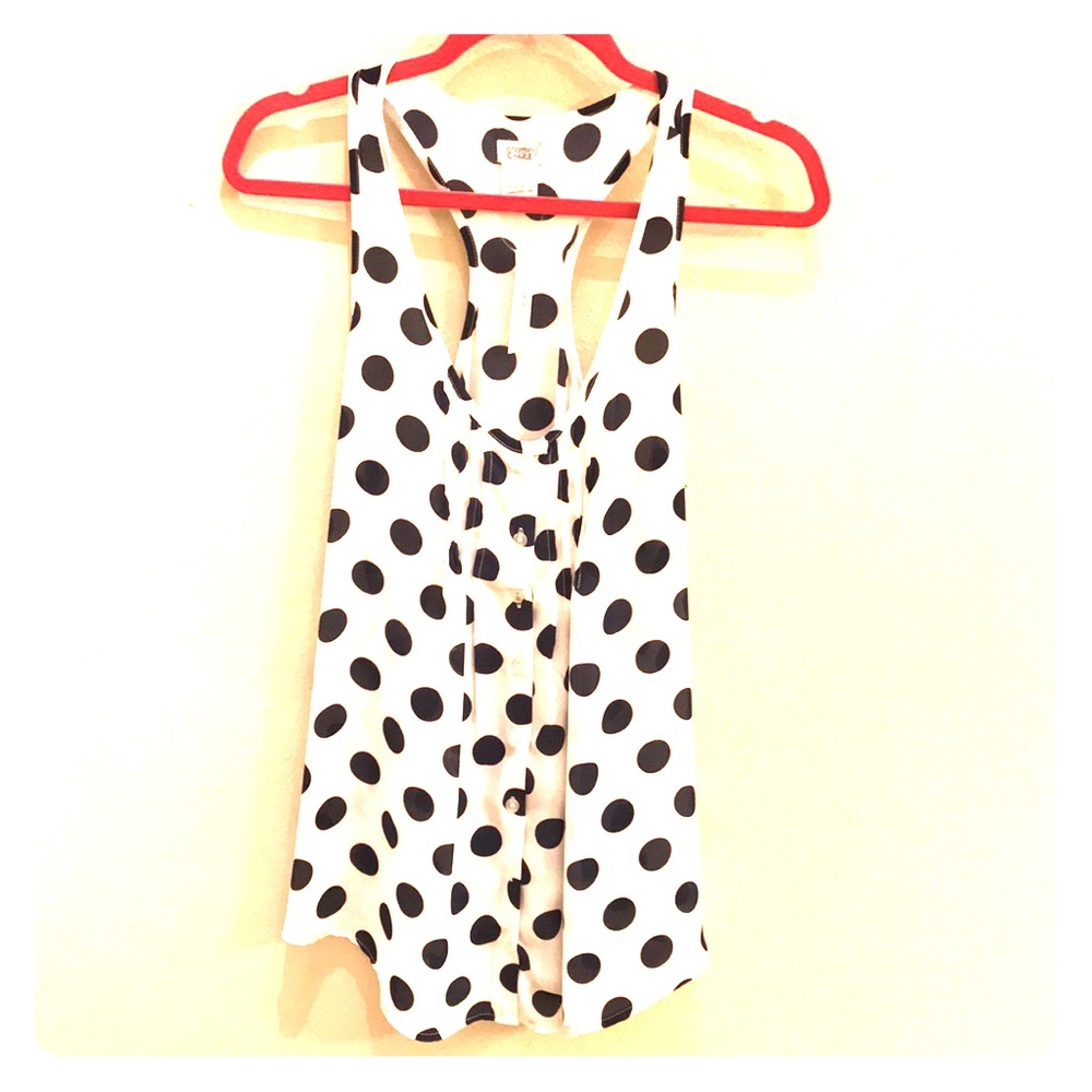 Polka dot Racerback Tank Top